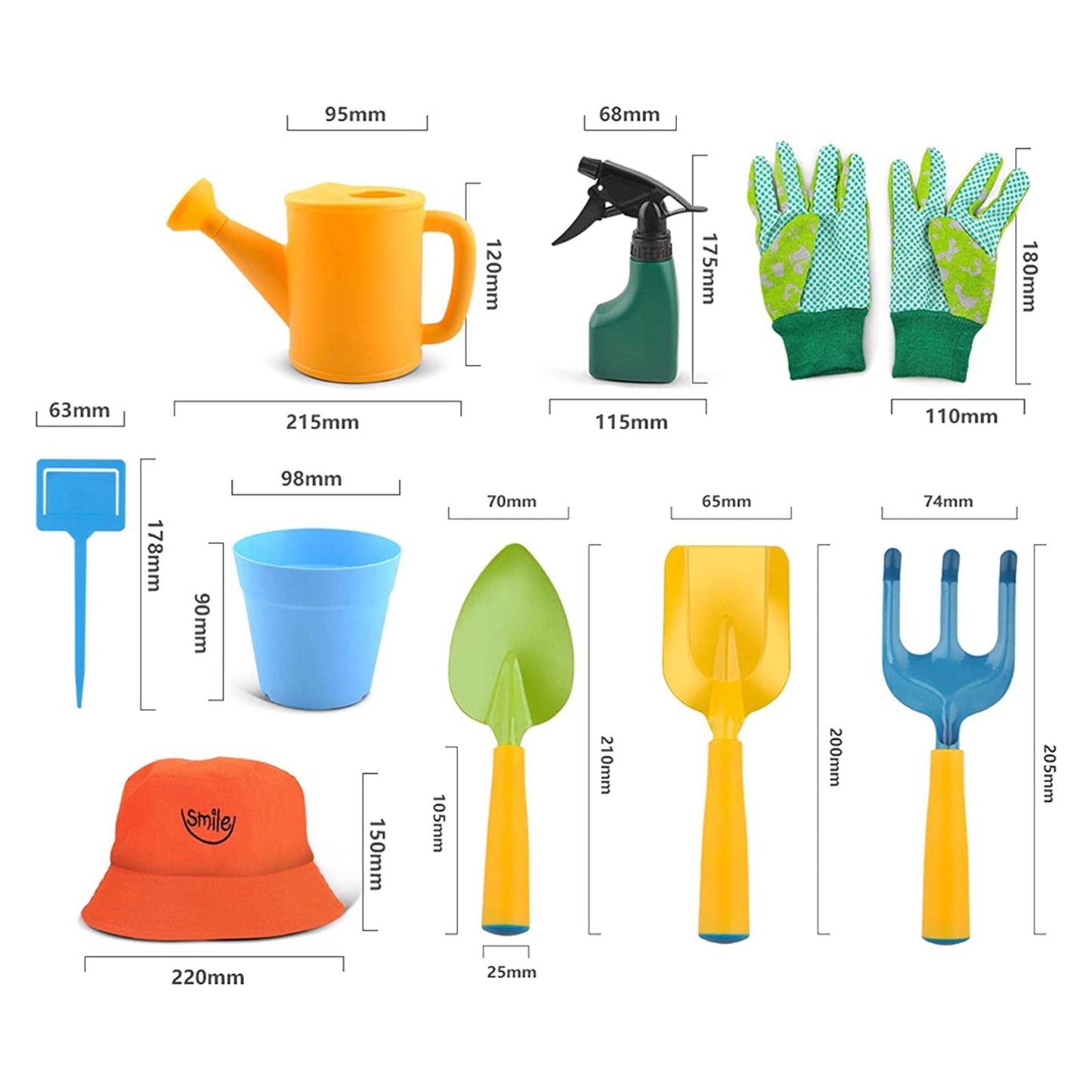 Kit Herramientas de Jardinería y huerta Niños